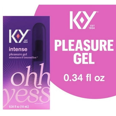 K-Y Intense Stimulates And Intensifies Pleasure Gel, 0.34 Oz, 2 Pack ...