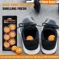 thumbnail image 2 of Professional Shoe Deodorizer Balls 6 count Orange Shoe Fresheners Balls Foot Odor  Odor-Fighting Freshener for Neutralizing Odor and Refreshing Sneaker,Wardrobe,Bags, 2 of 6