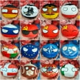 thumbnail image 4 of 70 styles 10cm Country Ball Plush Toys Polandball Pendant Country Balls Countryball Stuffed Doll Christmas Decor Gifts for Kids, 4 of 5
