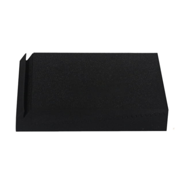 Almohadilla de aislamiento de altavoz Soporte de espuma para altavoz La sección ondulada evita vibraciones Inclinada Se adapta a la mayoría de los , 16x22x4cm