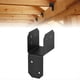 thumbnail image 2 of 4 Conectores de Anclaje para , Color Negro, para Postes de 2x4, Calibre 18, para Amarres de Techo, para Casa de Madera A, 2 of 5