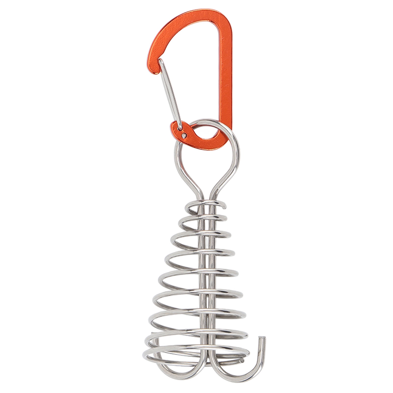 Lot De 10 Piquets D'ancrage En Forme D'arête De Poisson En Alliage D'aluminium Pour Tente De Camping Portable Avec Boucle à Ressort, Accessoire De Camping En Plein Air, Rouge