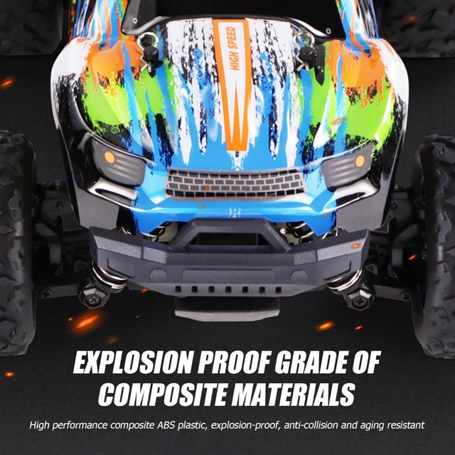 Todo Terreno 1/18 2.4GHz RC Buggy Car 4WD 4CH 40km/h Monster Truck (2 Baterías) Likrtyny Para estrenar