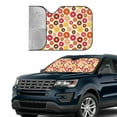 thumbnail image 4 of Bingfone Donut Car Windshield Sun Shade Protector Keep Your Vehicle Cool Sun Shield Visor Cover Foldable for Car Truck SUV-Small, 4 of 8