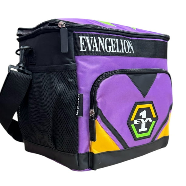 Lonchera Termica Escolar Juvenil de Anime EVANGELION Personaje EVA-01 Color Morado