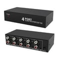 thumbnail image 2 of Audio Splitter 1 in 4 Out L/R Aux Stereo Audio Splitter 1X4 Audio Distributor for PC DVD Speaker Spl, 2 of 5