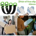 thumbnail image 7 of Adjustable Lifting Moving Straps, Furniture Moving Straps Support up to 600Lbs for Furniture, Boxes, House-Moving, 2Pack One-Person Handle Lifting Straps with Anti-Slip Gloves, 7 of 7