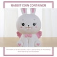 thumbnail image 2 of Hucha de modelado de conejo, adorable hucha de conejito, hucha para niños, 2 of 6