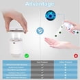 thumbnail image 2 of Double Hole Automatic Alcohol Dispenser, 100ml Touchless Hand Dispenser USB Rechargeable, Motion Sensor Nano Mist Sprayer, Portable Sterilizer for Home Office, for Xmas Gift, 2 of 5