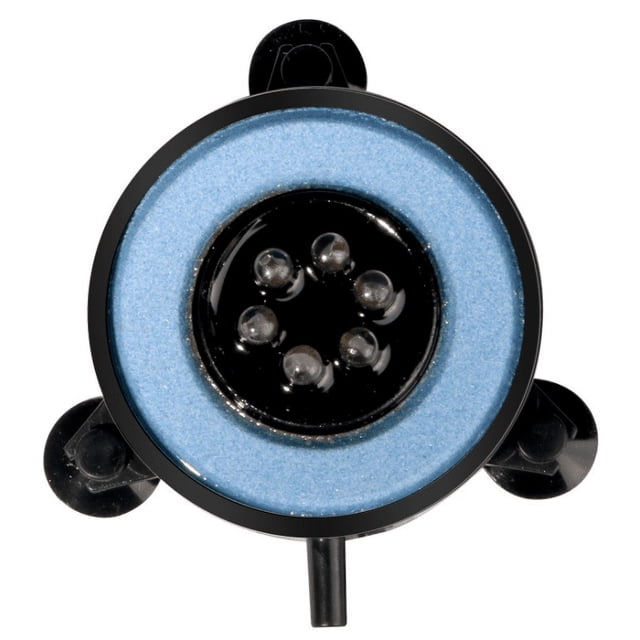 Decoración de adorno para acuario, luz LED de siete colores para acuario, luz de buceo, luz para acuario, luz de placa de gas, luz de burbuja redonda