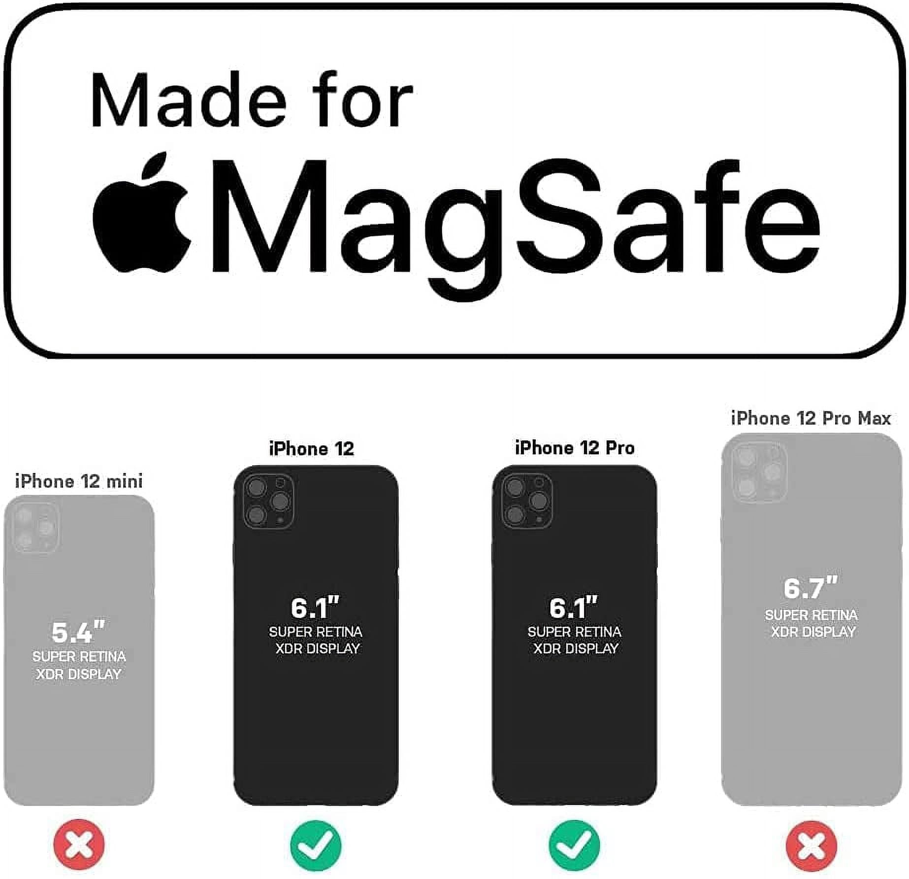 OtterBox Symmetry Case with MagSafe for iPhone 12 & iPhone 12 Pro, Clear