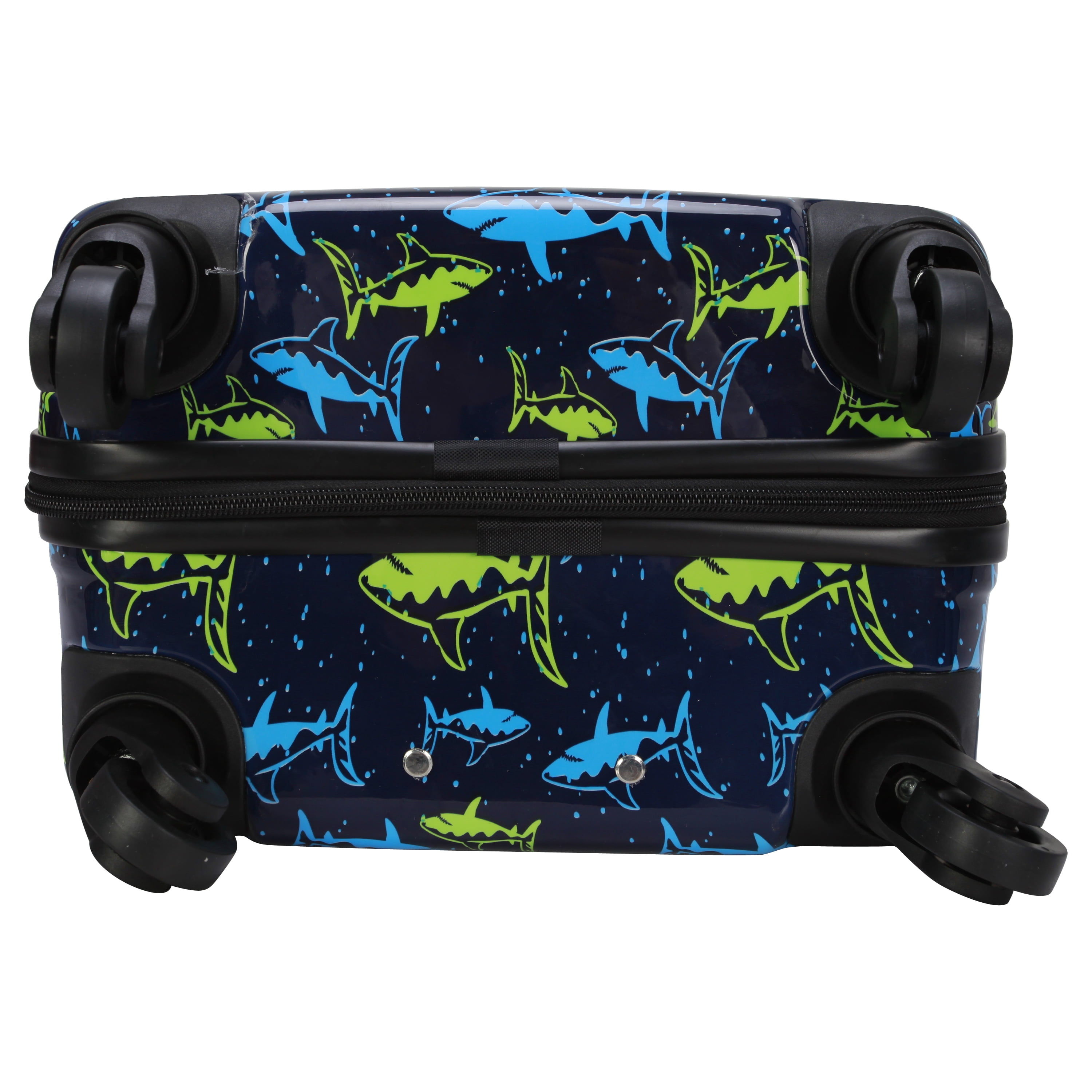 Protege Kids 18" Hardside Carry on Luggage, Neon Shark, (Walmart.Com Exclusive)
