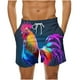 thumbnail image 2 of Pantalones cortos de playa holgados de verano para hombre, con bolsillos, para nadar., 2 of 6