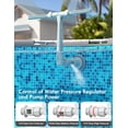 thumbnail image 5 of Pool Fountain for Above and In-Ground Pools, Adjustable Dual Spray Waterfall Sprinkler Cooler for Pool, Swimming Pool Spa Water Temperatures, High-Pressure Pool Spray Fountain, 5 of 7