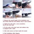 thumbnail image 4 of For Buick Encore 20132019 Rear Spoiler Bumper Diffuser Lip, 4Pcs Carbon Fiber, 4 of 5