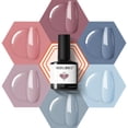 thumbnail image 1 of Set de esmaltes de uñas en gel Modelones, 6 colores, rosa y azul nude, 7 ml, 1 of 6