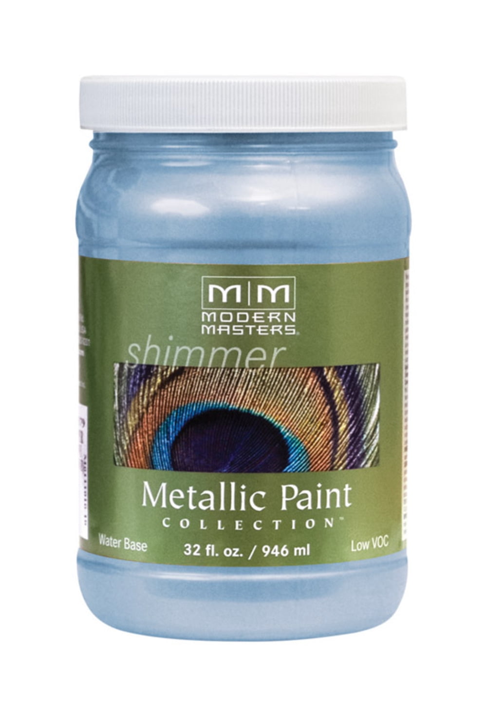30 oz Modern Masters ME514 Shimmering Sky Metallic Paint Collection, Satin Water-Based Decorative Metallic Paint