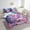 Pink Purple and Blue, variant on Erosebridal Cute Axolotl Comforter Set Twin 7 Pcs Outer Space Galaxy Butterfly Bedding Set Cartoon Salamander Kawaii Reptile Animal Bed in a Bag with Comforter,Sheets