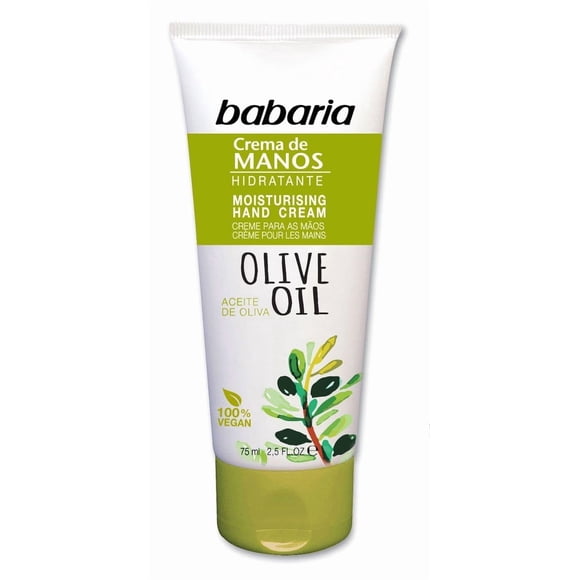 Crema de manos Babaria Aceite de Oliva 75 ml hidratante
