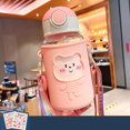 thumbnail image 1 of SGACAI Botella de agua para niños de 620 ml con pajita, sin BPA, para beber de forma saludable, para la escuela, T1, 1 of 1