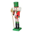 thumbnail image 4 of Figura de Cascanueces de Madera, Manualidades de Cascanueces de Pie, Decoración Navideña, Cascanueces hacha, 4 of 9