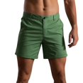 thumbnail image 3 of JTieacloth Cotton Drawstring Cargo Shorts Mens Summer Solid Color Pants Pocket Drawstring Loose Quick Dry Casual Sports Running Straight Shorts Beach Pants,Green, 3 of 6