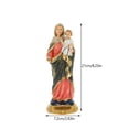 thumbnail image 2 of Virgin Mary Statue Resin Desktop Madonna Shape Statue Church Desktop Religious Decor, 2 of 8