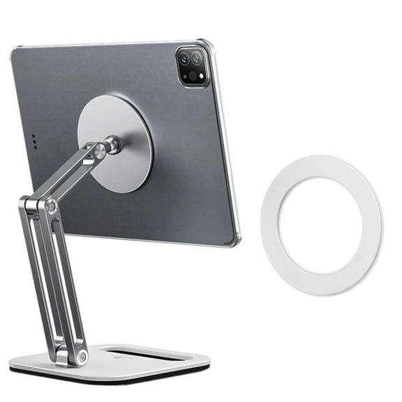 Foldable Magnetic Tablet Stand Holder Mount Rack Stand for Holder Magnetic 360 Rotating Base Expandable Desktop Mount