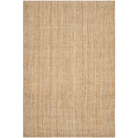 SAFAVIEH Natural Fiber Delmar Braided Jute Area Rug, Natural, 6' x 9'