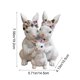 thumbnail image 3 of Easter Bunny Figurine Decor Resin Rabbits Statue For Home Tabletop Spring Easter Decorations For Living Room Bedroom, 3 of 6