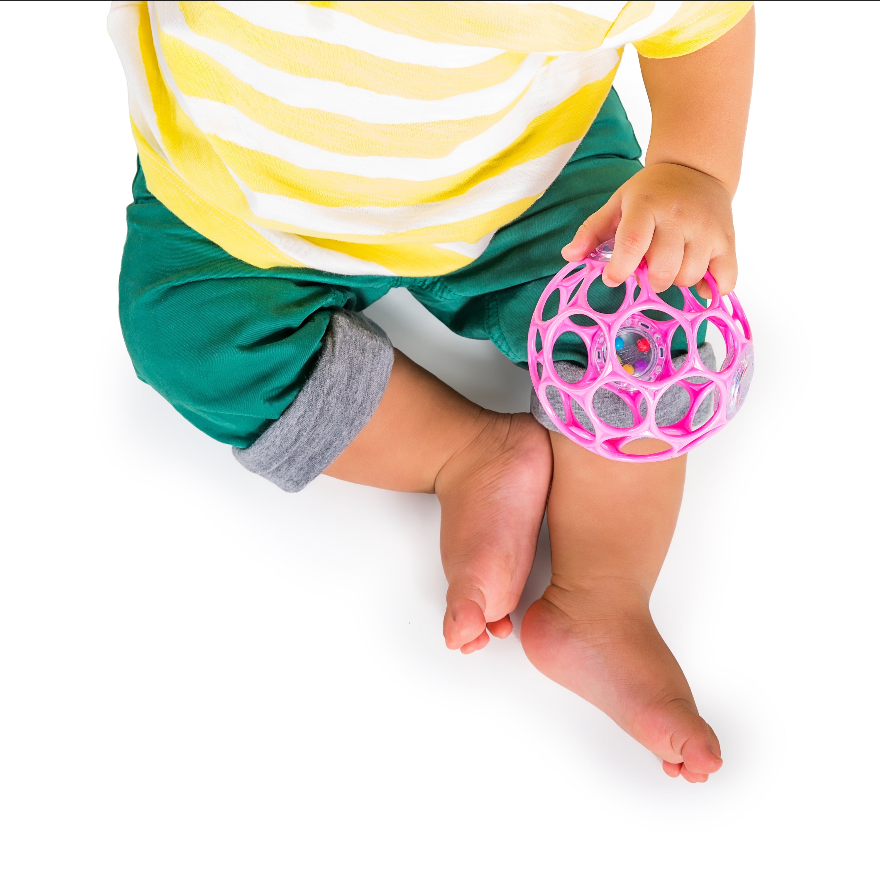 Bright Starts Oball Rattle Easy-Grasp Toy - Pink