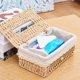 thumbnail image 4 of Dispensador de pañuelos de estilo nórdico, caja de pañuelos tejida de bambú hecha a mano, caja de pañuelos para el hogar, el hotel, la oficina, el coche y el baño, 4 of 5