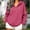 Hot Pink, variant on Sevevn Women's Half Zip Hoodie Long Sleeve Pullover Sweatshirt Casual Loose Hooded Tops Pink M