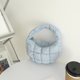 thumbnail image 5 of Bolsos de hombro acolchados para mujer Cloud Mini Bag Bolso Cross Bag Tote (Azul claro), 5 of 5