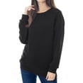 thumbnail image 2 of Fleece Maternity Nursing Tops Sweatshirt Long Sleeve Breastfeeding Shirts Clothes for Women, 2 of 6