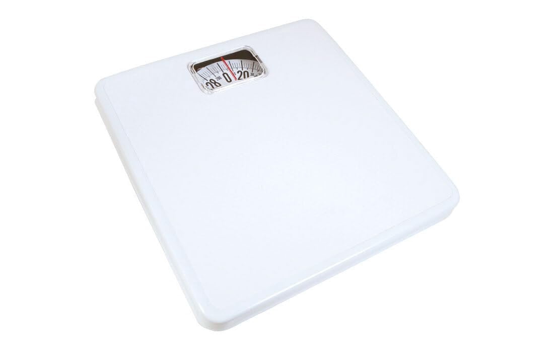 Taylor Precision Products White Square Mechanical Bath Scale