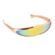 thumbnail image 4 of Gafas de sol futuristas de moda con espejo de robot alienígena, lentes estrechas de una sola lente para oro, 4 of 9