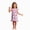 N203-Hot Pink, variant on NOLDARES Girls Nightgowns Kids Pajamas Dress Flutter Sleeve, Halloween Ghost Print,Soft, Nightdress,Sleepwear,Knee Length(N203-Hot Pink)
