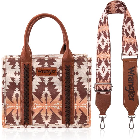 HAHDAXIA Wrangler Tote Bag Western Purses for Women Shoulder Boho Aztec Handbags