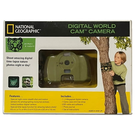 Image of National Geographic Kids Digital World Cam Camera with Time Lapse Night Vision