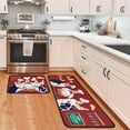 thumbnail image 1 of Chef Kitchen Rugs and Mats Non Skid Washable Absorbent Microfiber Kitchen Mats for Floor Anti Fatigue Kitchen Mat Set of 2 Chef Kitchen Decor Stain Resistant 17"x47.2"+17"x23.6", 1 of 6