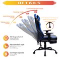 KBEST Gaming Chairs with Footrest,2022 Leather Game Chair for Adults