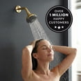 thumbnail image 7 of Aqua Elegante Pressure Boosting Shower Head for Low Flow Showers - 2.5 GPM - Polished Brass, 7 of 7