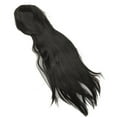 thumbnail image 2 of EQCOTWEA Straight Wig Animation Hair Black Cosplay Wig Props 31.5inch, 2 of 6