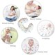 thumbnail image 4 of Almohada de lactancia, soporte para la cabeza y el cuerpo del bebé para amamantar y sentarse, 4 of 5