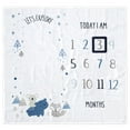 thumbnail image 1 of Gerber - Milestone Blanket - Boy - 2 Piece, 1 of 4
