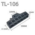 thumbnail image 5 of 3X 6Ports Quick Connect Out Line Splitter Quick Splitter Out Line Splitter Lighting LED Strip Model Lghts Railway Layout, 5 of 5