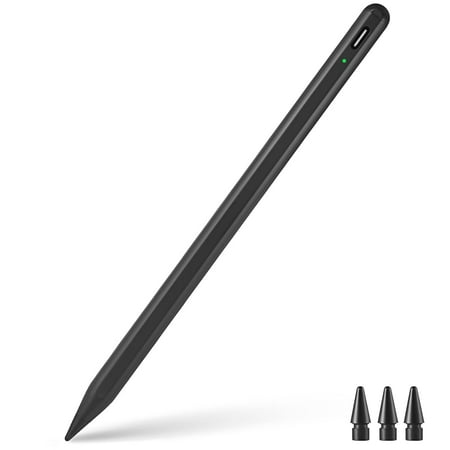 Stylus Pen for iPad,Apple Pens,IPad Pencil 2nd Generation,Smart Touch Switch,Compatible with(2018-2023) Magnetic iPad 6-10,iPad Mini 5/6,iPad Air 3-5,iPad Pro 11"/12.9" Black