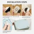 thumbnail image 2 of Miangastore Universal Bottom Wheels Storage Box 8Pcs 1.77 x 1.10 x 0.59 Inch, 2 of 8