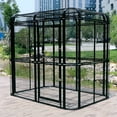 thumbnail image 6 of Walnest Extra Large Black Bird Outdoor Iron Aviary Doves Cage,Heavy Duty Parrot cage Walk in Aviary Flight Pet Offer(86.40 x 63.60 x 81.60 Inches）, 6 of 8